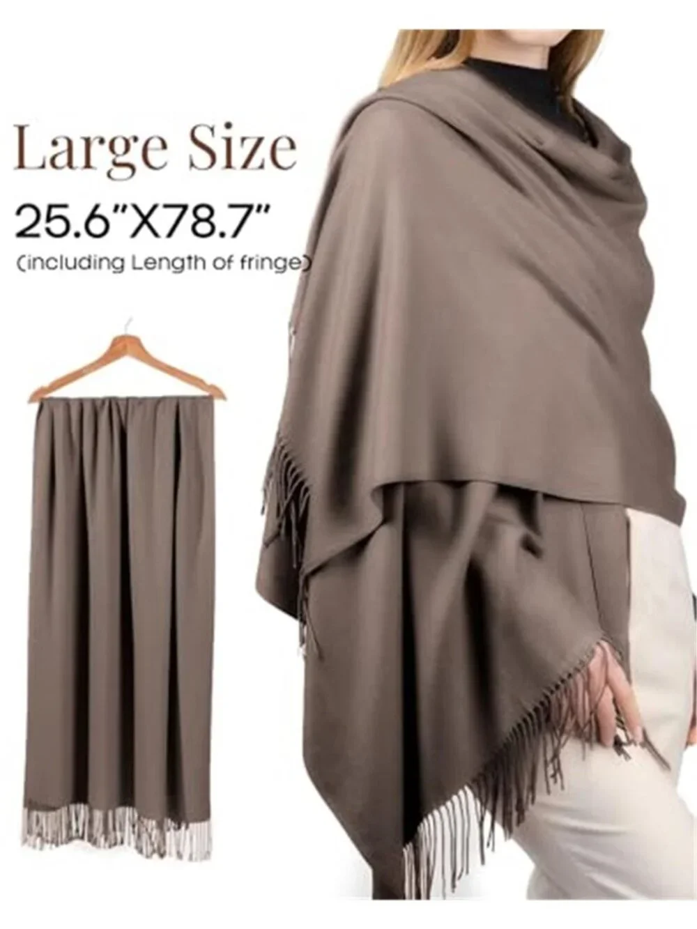 Women's Soft Shawl Wrap Scarf for Wedding Travel